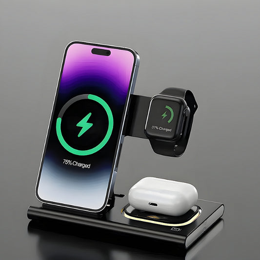 3 in 1 Wireless Charging Station